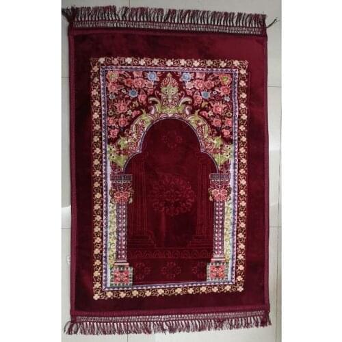 Muslim Pray Quilted Six Color Printed Pilgrimage Blanket Rugs and Carpets for Home Living Room Bedroom Turkish Carpet Believer