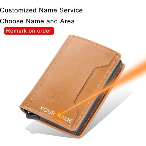 2021 Rfid Card Holder Men Wallets High Quality Leather Short Slim Thin Mini Wallet Male Purse Magsafe Man Smart Ridge Wallet New