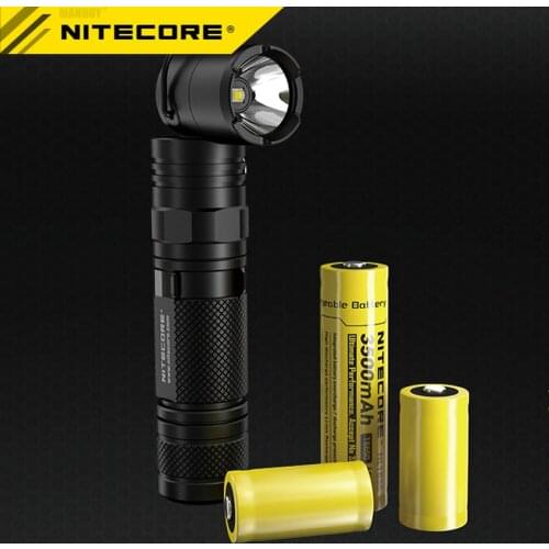 NITECORE MT21C + 18650 Battery Multi-functional 90 Degree Adjustable LED Flashlight Outdoor Portable Diecast EDC Torch