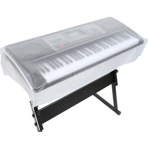 New PEVA Dust Cover Digital Electronic Piano Frosted Transparent Electronic Piano Cover For 88 61 Key Piano Cover Accessories