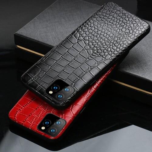 The New Genuine Leather phone case for iphone 11 pro max 12 pro max Luxury Shockproof cover for iphone XR X 8 7 XS Plus Fundas