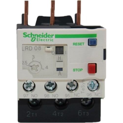 Description Complete High quality electrical thermal overload relay LRD08C Setting current 2.5-4A