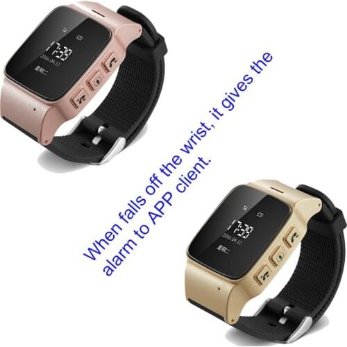 Father gift! multi-language gps watch tracking watch with View 90days historical traces sos button record key Low battery alarm