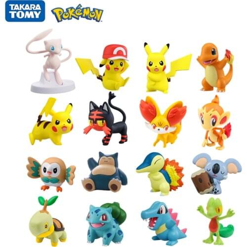 Genuine Takara Tomy Pokemon Figures Collection Moncolle-EX Pocket Monster Action Model Toys Dolls Kids Toy Gift-Official Box