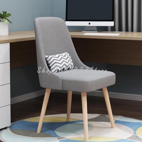 Simple Desk And Chair Home Back Chair Study Study Study Study Study Writing Computer Chair Bedroom Makeup Chair Solid Wood Dinin