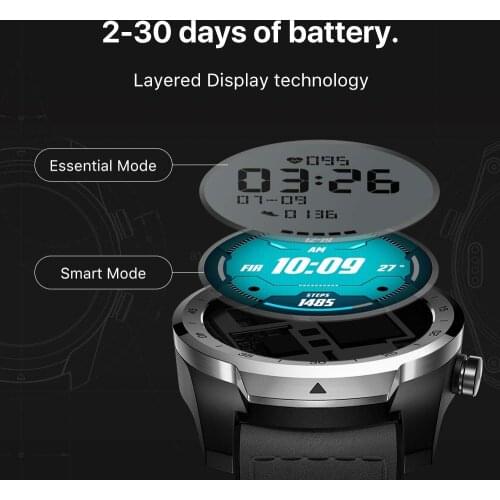 TicWatch Pro Smart Watch Men Watch Wear OS by Google for iOS Android NFC Payment Built in GPS Waterproof Bluetooth Smartwatch