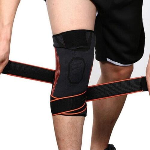 1 Pieces Knee Support Bandage Protector Sports Fitness Knee Pads Braces Elastic Nylon Running Basketball Compression Sleeve