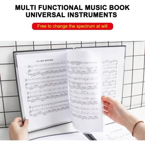 Flatsons FB-02 A4 Standard Paper Sheet Folder Music Supplies Waterproof File Non-Reflective Music Piano Score Folder