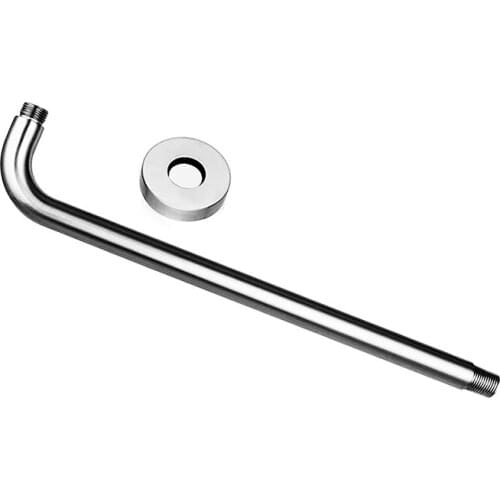 Universal Extra Long Wall-Mounted Rainfall Shower Arm with Flange