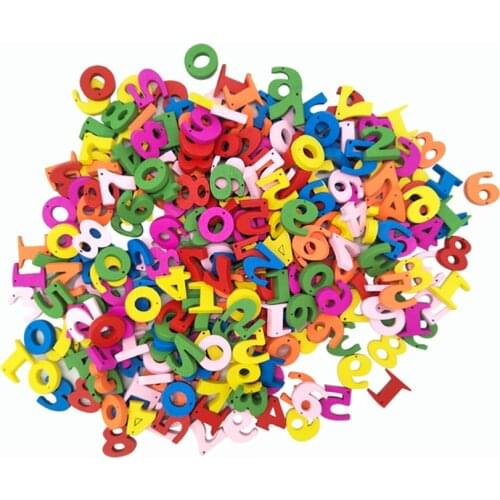 100 Pcs Colorful Wooden Numbers Math Toys Kids Montessori Materials Educational Toys for Children Developing Sensory Toy Gifts