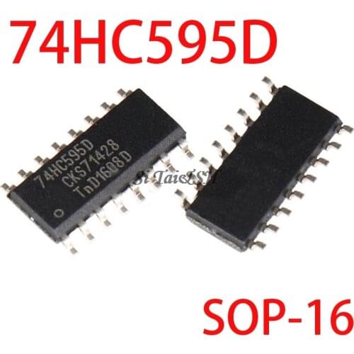 20PCS 74HC595D SOP16 74HC595 SOP SN74HC595DR SMD new and original IC
