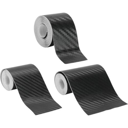 3 Meters Nano Carbon Fiber Car Sticker DIY Protector Strip Auto Door Sill Anti Scratch Tape Film Car Accessories Car Styling
