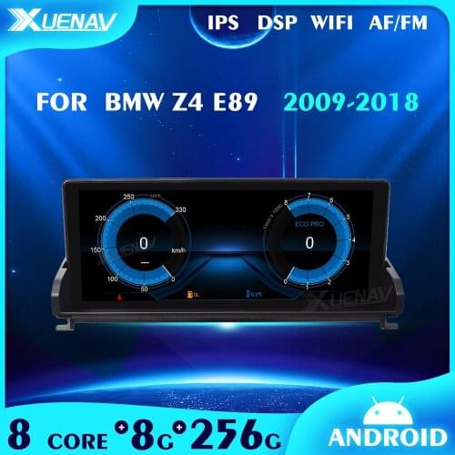 8 256GB Android 11 Car tape recorder radio For BMW Z4 E89 2009-2018 Car Autoradio GPS Navigation Multimedia player Tesla Style