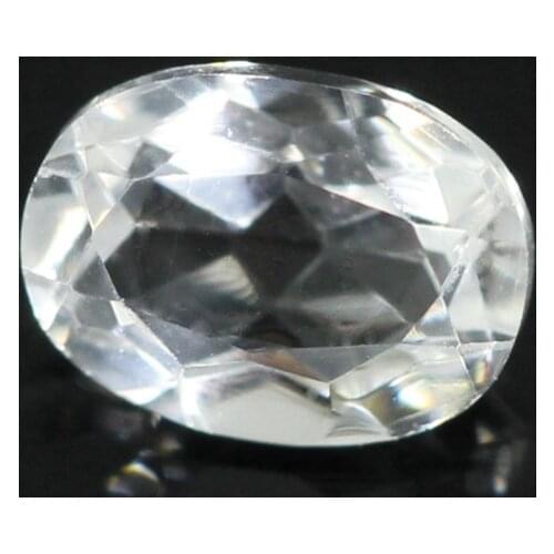 White Topaz Gemstone Oval Shape Cut Loose Natural Stone Beads For Jewelry Making 2x3-10x14mm Free Shipping AAAAA Quality