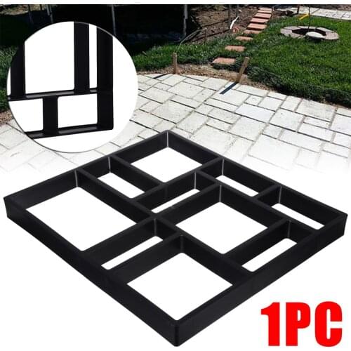 DIY Garden Pavement Mold Garden Walk Pavement Concrete Mould Paving Cement Brick Stone Road Path Maker 45*40cm