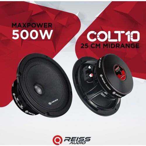 25CM MIDRANGE 250RMS 500W 4OHM 2 PIECES IN THE BOX RS-COLT10