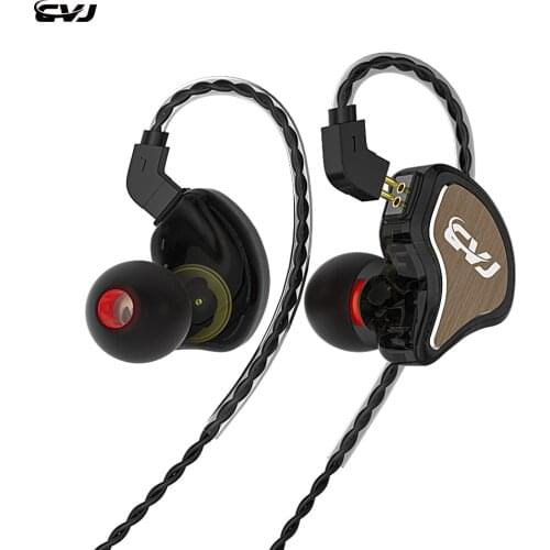 CVJ CS8 3BA + 1DD hybrid driver high resolution monitoring headset for DJ motion hifi sound quality replaceable cable CSA CSN SE