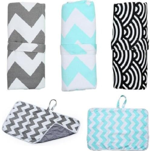 Baby Changing Mat Portable Travel Nappy Diaper Waterproof Diaper Changing Pads Cover Play Mat Baby Foldable Nappy Cover Mat 2019