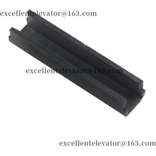 Elevator Guide Shoe Insert 13K L125mm/119mm Groove Width 16mm