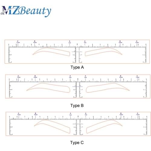 Microblading Stikcer Permanent Makeup Eyebrow Disposable Accurate Ruler Microblading Shaping Tools Tattoos Measure Stickers