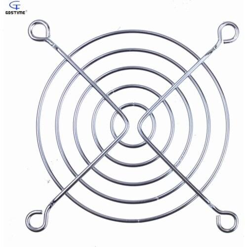 100 pcs Gdstime 8cm Fan Iron Net Grill Protective Finger Guard Metal Mesh For PC Computer 80mm Cooling Fan wholesale