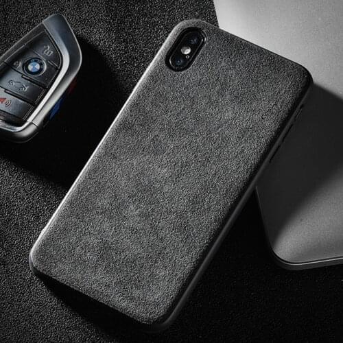 Luxury Suede Leather Phone Case for iPhone 12 11 Pro Max XS MAX XR X 6 7 8 6S Plus 12 Mini SE 2020 Racing Car Logo Fundas Coque