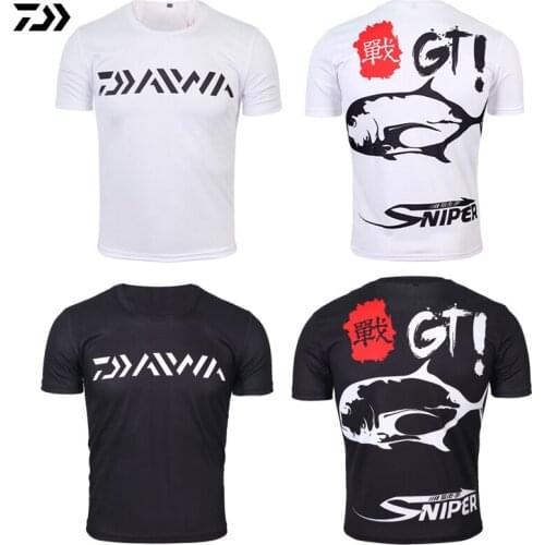 Daiwa Shirt 2022 Fishing Clothing Summer Short Sleeve Deep Sea Sunscreen Breathable Clothes Anti-UV Ultrathin Fishing Shirt