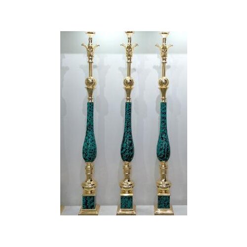 Freeshipping Al-Mg Alloy Villa Staircase Parts Column Floor Mount Newel Post Aluminum Handrail Pole