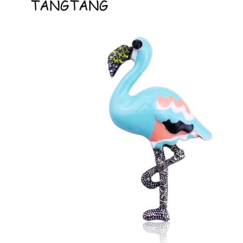 Броши фламинго на одежду TANGTANG China At AliExpress