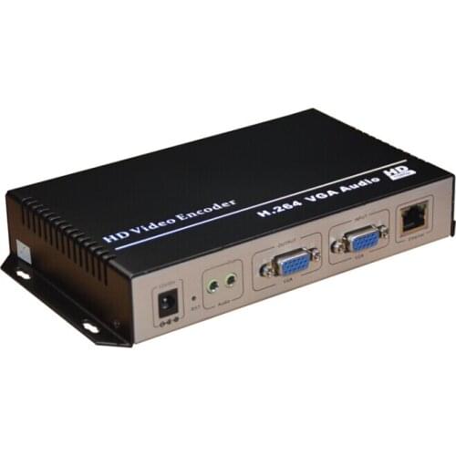 HD VGA H.264 Video encoder for IPTV live video streaming dual streams output FOXWEY