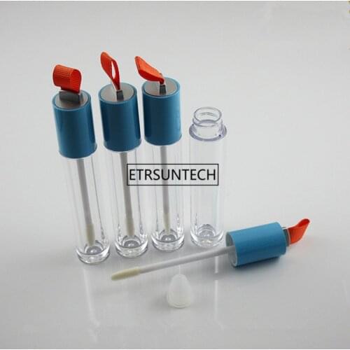 100pcs 9ml Empty Lip Gloss Tube Lips Balm Bottle Brush Container Mini Refillable Bottle Lipgloss Tube F2198
