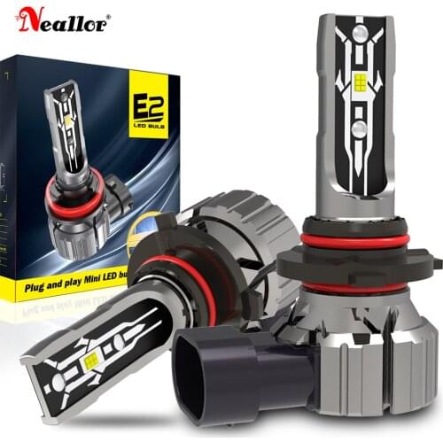 2X White Led Fog Light 9005 HB3 H11 H9 H8 H4 H7 9012 HIR2 Car Fog Lamp For Ford Focus 2 3 1 Mk2 Fiesta Mondeo Mk4 Mk5 6000K