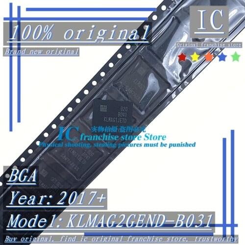 2020+100% Brand new original 1PCS-10PCS KLMAG1JETD-B041 EMMC Memory chip