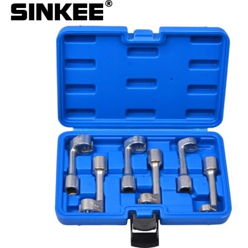 6pc 1/2" Dr. Diesel Fuel Injector Line Injection Socket Set 12 14 16 17 18 19mm