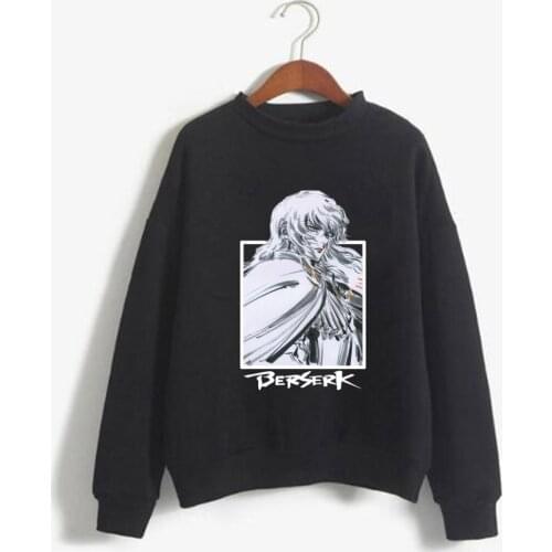 Anime Hoodie Berserk Fashion Round Neck Loose Casual Spring Autumn