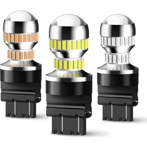 AUXITO 2x Super Bright 3156 3157 T25 Led Bulbs 4014 SMD 54pcs LED Auto Turn Brake Signal Tail Back Up Stop Parking Led Car Light