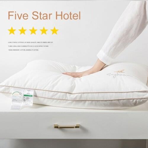 White Pillow Filling Neck Pillow Core for Sleeping Bed Pillow 100% Cotton Cushion Core Inner Home Home Textile