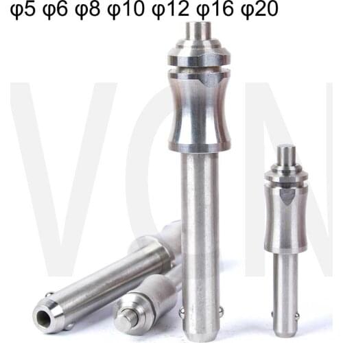 VCN113 Quick release pins / Ball lock pins /BLPI Pin Dia 5/6/8/10/12/16mm,button type Self locking stainless steel release pins