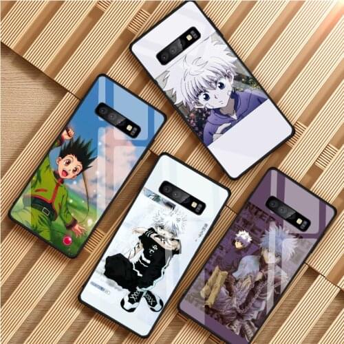 Anime Hunter Tempered Glass Phone Case For Samsung Galaxy S8 S9 S10 S20 PLUS J8 J6 J4 2018 NOTE 8 9 10 Cover She