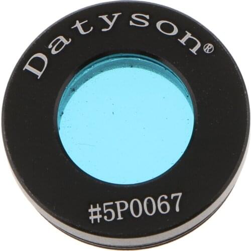0.965'' Astronomy Telescope Blue Color Filter for Moon Lunar Planet Nebula #80A