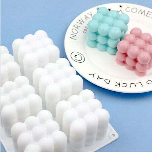 Rubiks Cube Mousse Cake mould ice cream Chocolates candle Baking mould