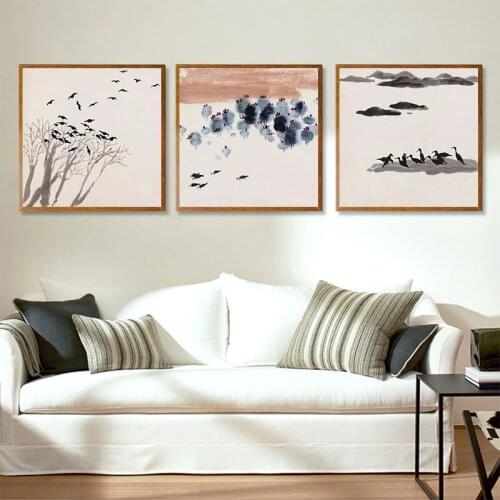 Paint by number art painting by numbers Hand-painted Chinese painting Qi Baishi works home corridor decorative painting