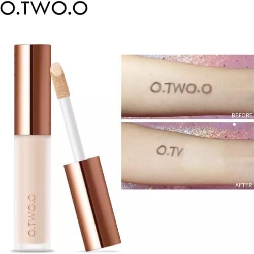 O.TWO.O Liquid Concealer Cream Waterproof Full Coverage Concealer Long Lasting Face Scars Acne Cover Smooth Moisturizing Makeup