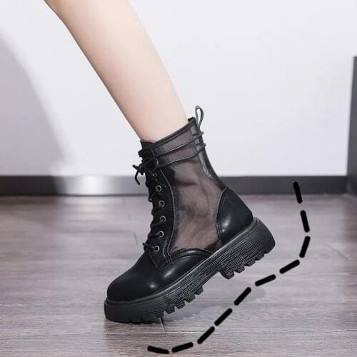 LEOSOXS Women's Wedge Ankle Boots