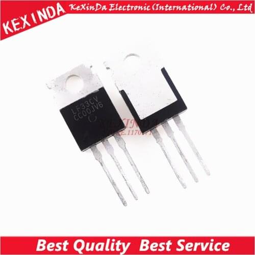 LF33CV TO-220 LF33 Low dropout voltage regulator 3.3V 500mA Positive 5pcs/lot