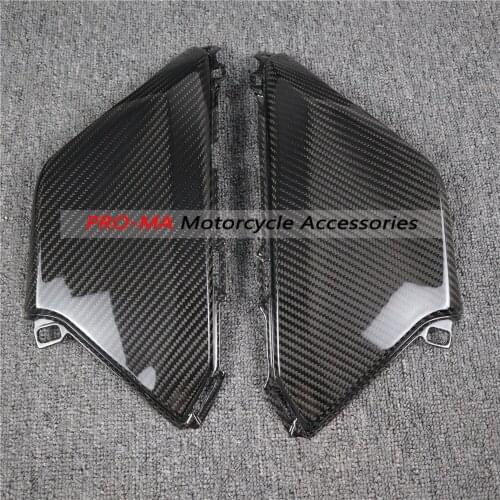 Motorcycle Under Tank Panels in Carbon Fiber for Honda CBR1000RR 2017+ Twill glossy weave