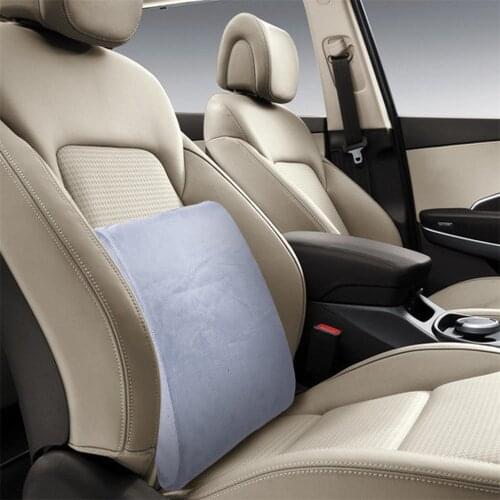 Soft Memory Foam Lumbar Back Support Massager Pillow Waist Cushion Home Office Car Chair Seat Pillowa Pain Relieve Cushion 3