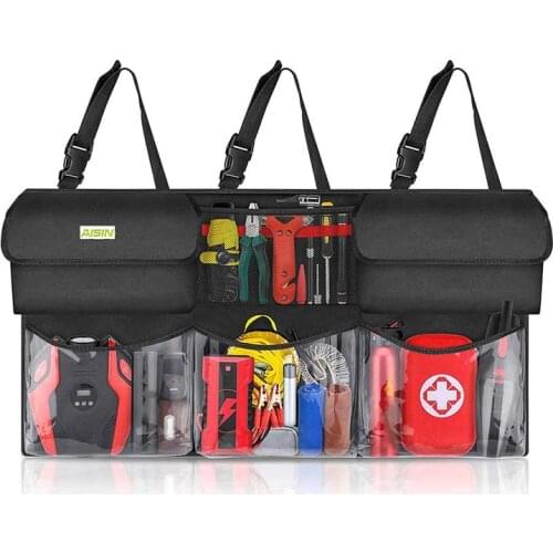 Car Trunk Organizer Storage Box Bag Auto Car Boot Organizer Travel Tools Stowing Tidying Container Box Back Seat Storage Box Bag