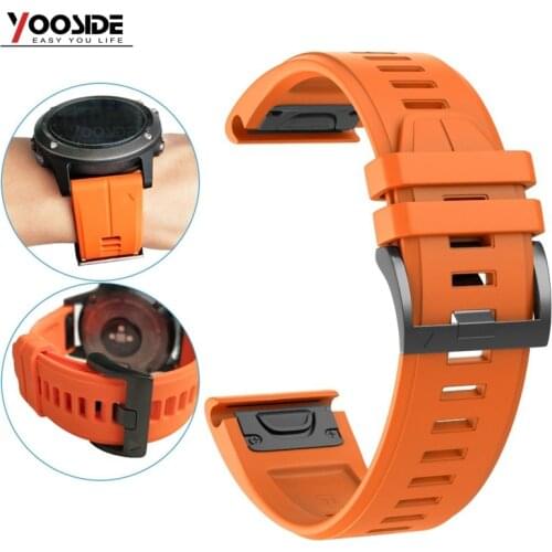 Fenix 6 Wristband 22mm QuickFit Sport Silicone Watch Band Strap for Garmin Instinct/Fenix 5/Fenix 5 Plus/Forerunner 935/Quatix 5