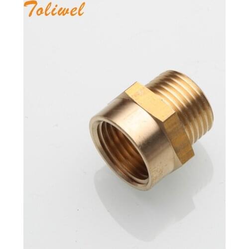 1/2” G Thread (BSP) Female to 1/2” NPT Male Connector BSP to NPT Adapter 1/2 Inch Industrial Metal Brass G Thread to Fittings